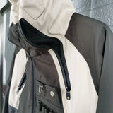 New 2023 Men Under My Car Parka All Track Zipper Casual Mess Inside Windbreaker With Hoody Trench Jackets Coat Outdoor  #A07