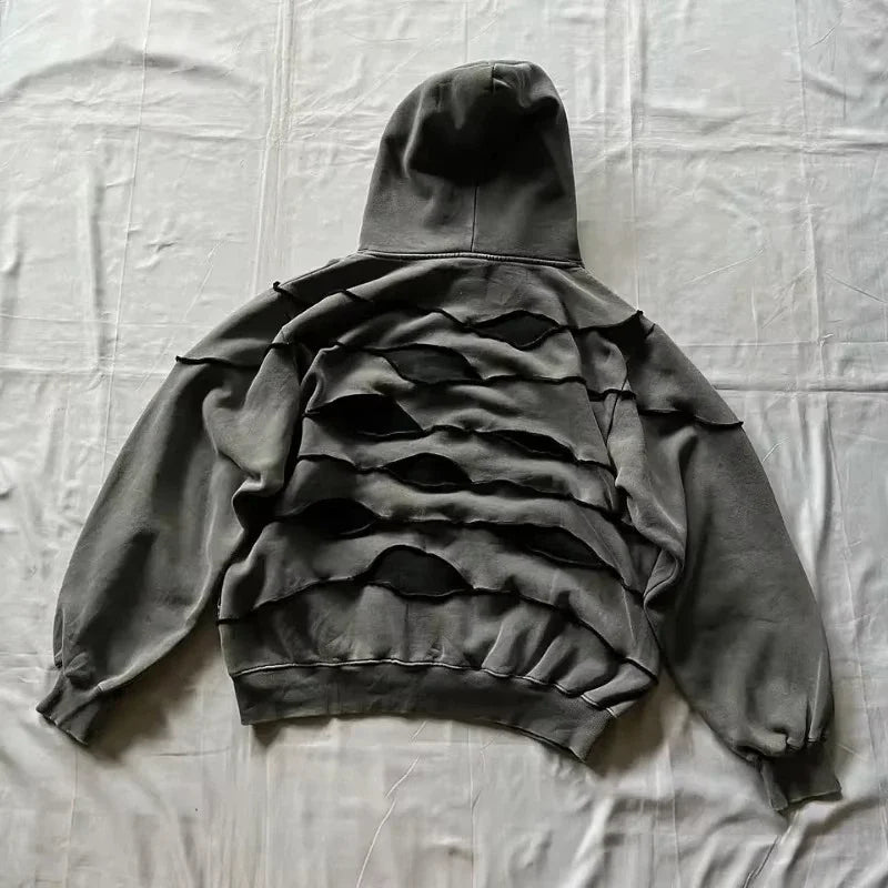 American Street Fashion Trend Loose Hoodie Men Harajuku Y2K New Hip Ho