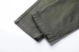 mens high street jeans casual hip hop military cargo pockets trousers new fashion slim fit zipper skinny denim pants joggers unique joggers style 2709