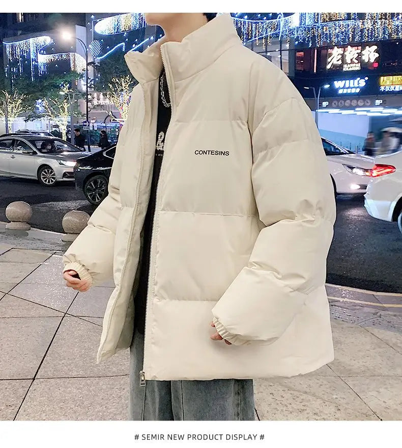 Autumn And Winter Thickened Cotton Coat Students 2024 New Down Cotton