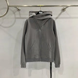 Harajuku crying character featuring street wear speckled ink rubbed hooded hoodies fashion sense distressed winter coat mens and womens baggy washing clothes