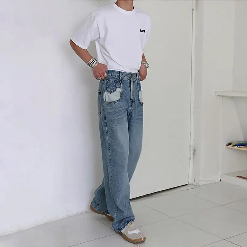 Sadcore Crying angel – Korean Style Summer New Short Sleeved T Shirt For Men Solid