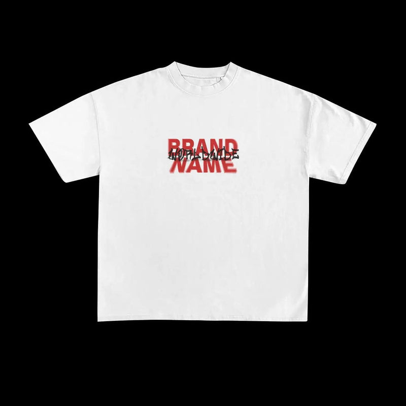 Grunge Y2K T-Shirt – Bleached Effect with Cursed Skull Art