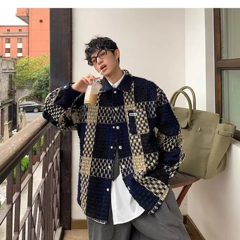 grunge street bomber, modern fit for men, oversized fit