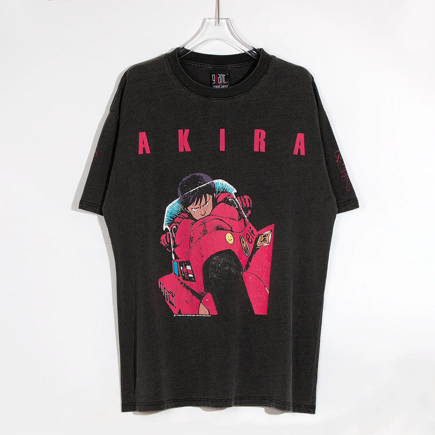 vaporwave streetwear top featuring 24ss summer vintage retro anime printing high street t shirt tops