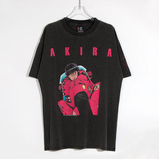 vaporwave streetwear top featuring 24ss summer vintage retro anime printing high street t shirt tops