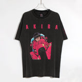 vaporwave streetwear top featuring 24ss summer vintage retro anime printing high street t shirt tops