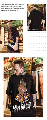 Anime Oversized shirt – R I P Mamba T Shirt Men Cool Summer Short Sleeve Tshirts Vin