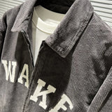 Hooded graffiti vintage high fashion minimalist puffer
