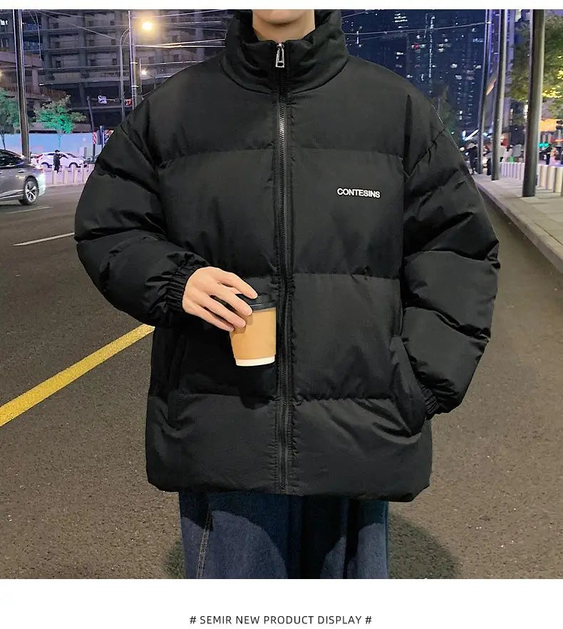 Autumn And Winter Thickened Cotton Coat Students 2024 New Down Cotton