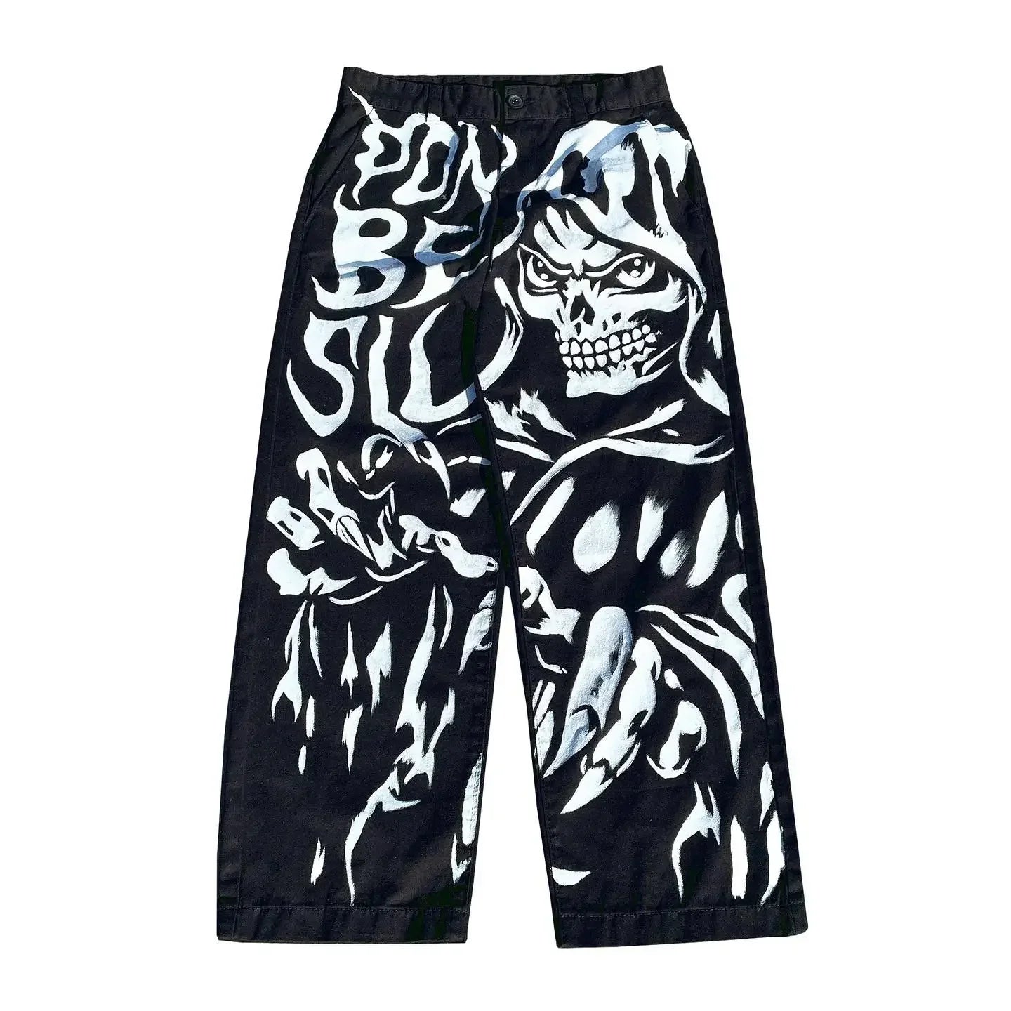 harajuku sunny sexy girl anime print baggy jeans new style wide leg trouser y2k popular streetwear men women high waist pants unique jeans style 5483