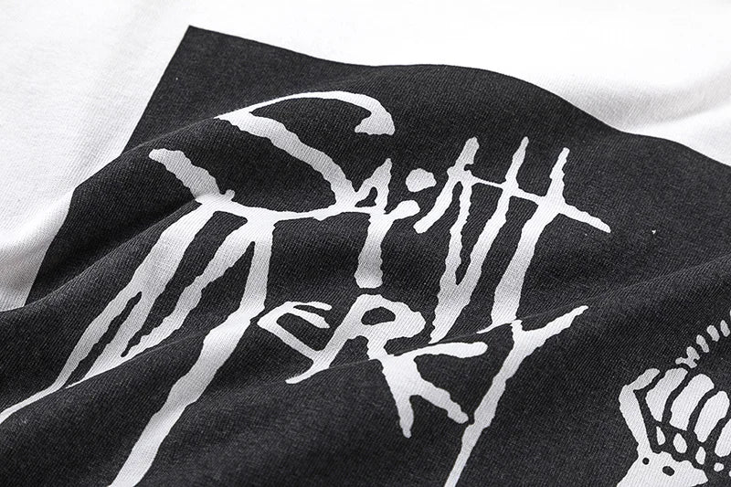 Vaporwave Streetwear – New Saint T Shirts Men Woman High Quality Casual Loose Angel – Urban Streetwear for Men & Women
