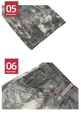 dirty tie dye baggy jeans mens streetwear hip hop loose denim pants y2k vintage jeans trousers luxury designer jeans unique jeans style 2215