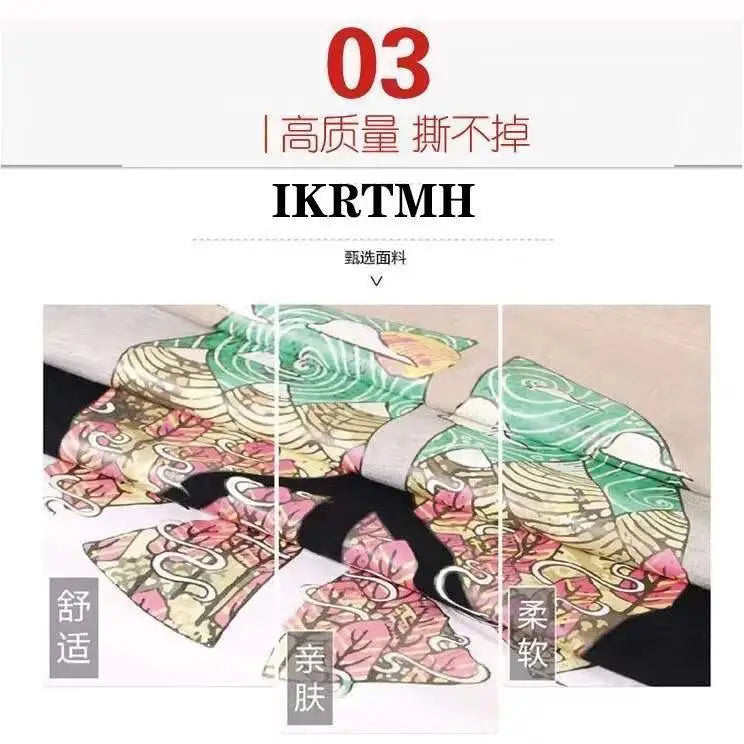 Y2k Anime panel – Heavyweight Short Sleeved T Shirt Loose Mens And Womens Coup
