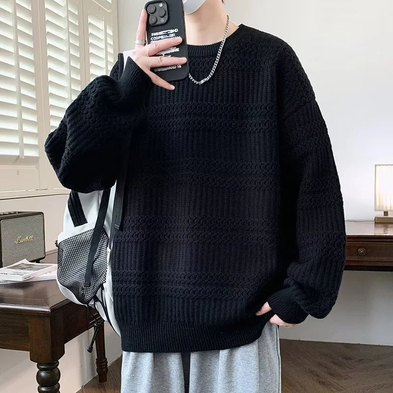 retro street knitwear, high-street look, trendy streetwear apparel for men and women