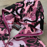 Towel Embroidered Cartoon Camouflage Glo Gang The Glory Full Zip Hoodi