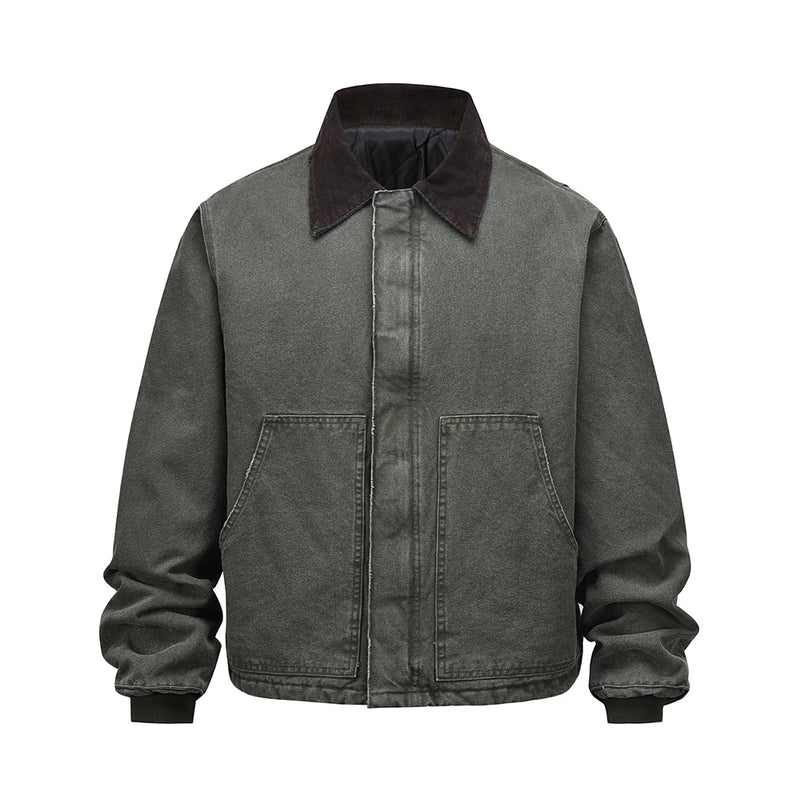 Nan puffer minimalist windbreaker quilted vintage