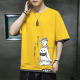 Y2k Aesthetic piece – New Mens Harajuku T Shirt Japan Graphic Hot Sale Cartoon Cas