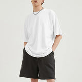 Vaporwave Chrome logo – T Shirt Men Cotton Solid Mens Summer Tshirts Oversized Tee S