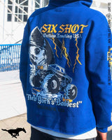 2023 New American Gothic Trend Devil Letter Print Oversized Hoodie Men