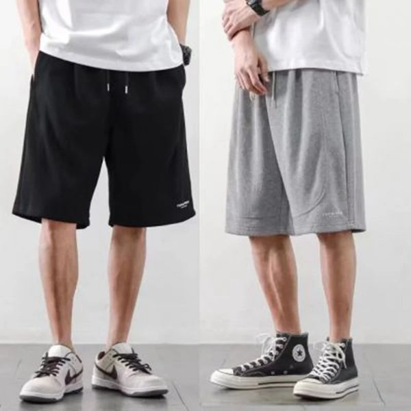 Men Solid Color Fashion Shorts 2024 New Summer Breathable Elastic Waist 7 Colors Brand Casual Male Shorts Classic Brand Beach Sh
