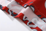Dark Icon Snake Men's Shirt Short Sleeve Summer Vintage Polo Shirt Holiday Beach Shirts Man