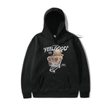 2022 Men Hip Hop Hoodie Sweatshirt Streetwear Bear Letter Shopping Car