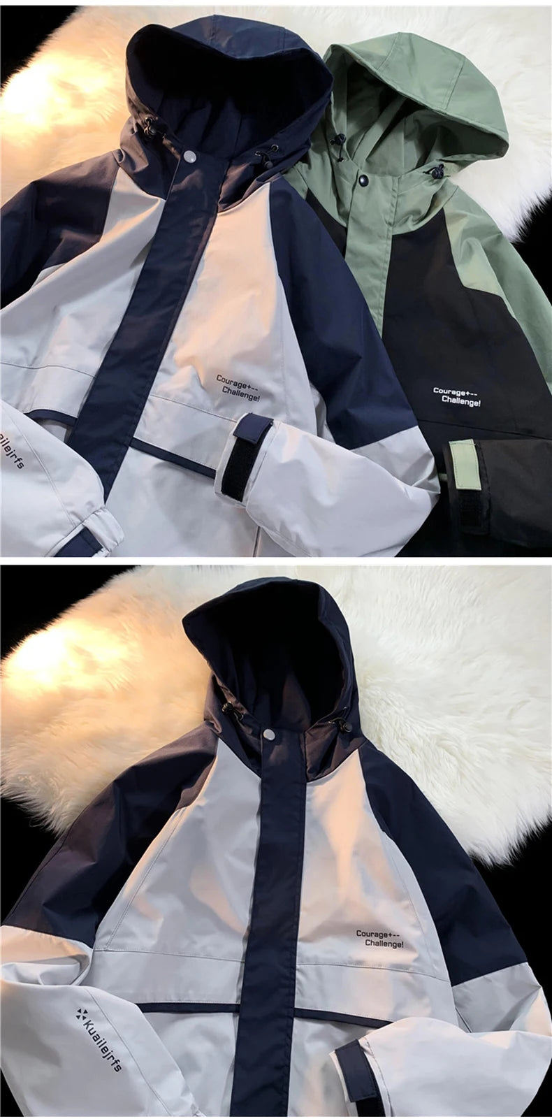 Grunge Oversized Bomber Coat Fall/Winter Drop