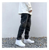 high street white knee pleated vertical stripe elastic fit skinny jeans male casual small leg jeans pants slim mens clothing unique jeans style 3671