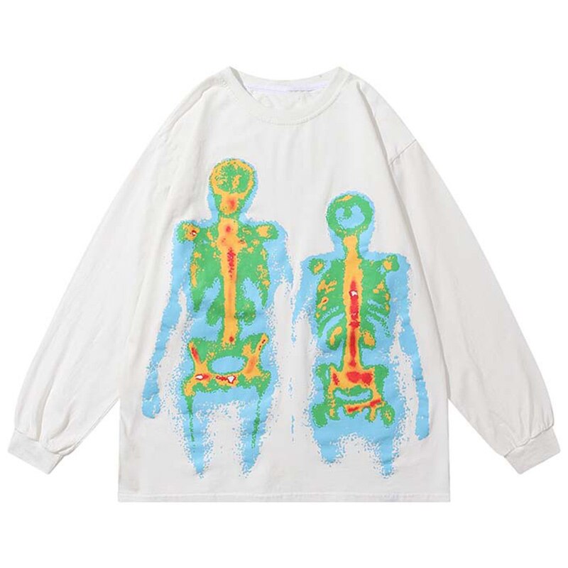 "Distressed" Unisex Men Women Streetwear Graphic Sweatshirt Daulet Apparel