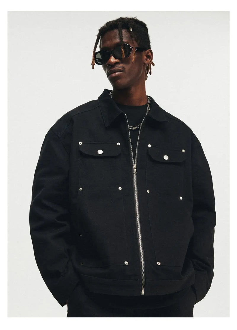 grunge oversized outerwear, photo-ready streetwear, men's streetwear fashion, oversized urban jacket, high quality cold-weath