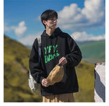 New Goth Oversized Pullover Hoodies For Men Letter Print Hooded Sweatshirts Hip Hop Aesthetic Harajuku Y2K Streetwear Hoodie