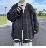 grunge knit pullover for fall and winter, oversized aesthetic with urban style, mens fashion layer for modern streetwear coll