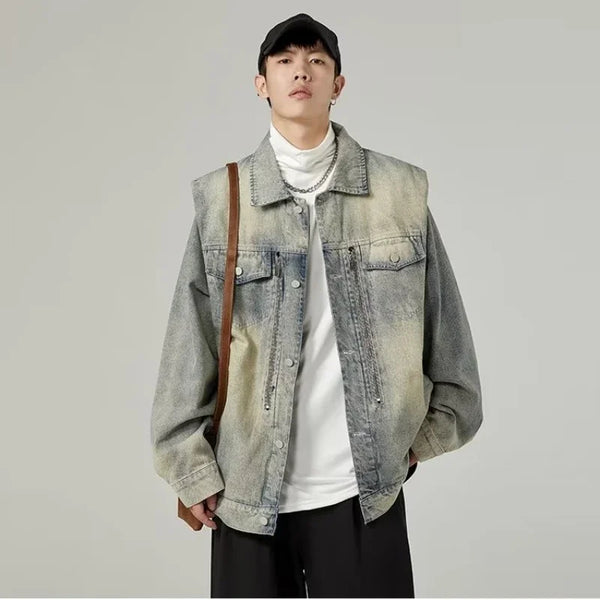 panelled street outerwear, high-street style, daily look