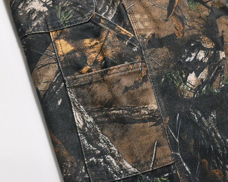 european and american tree grain camouflage jeans mens slim fitting splashing ink trendy hip hop tapered denim pants camou jeans unique jeans style 1426