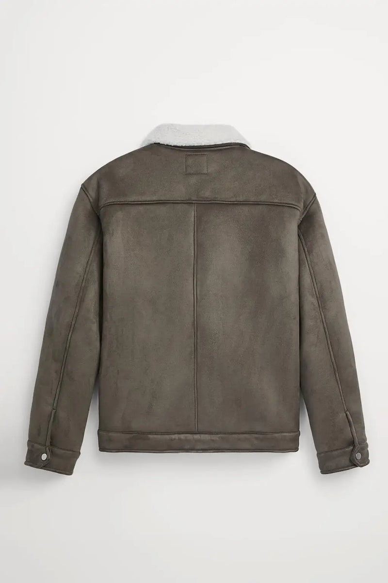 leather panel jacket, streetwear for men, men's streetwear fashion, oversized urban jacket, high quality cold-weather coat