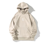 2024 Spring Half Zip Large Size Hooded Sweatshirts Korean Mens Pullove