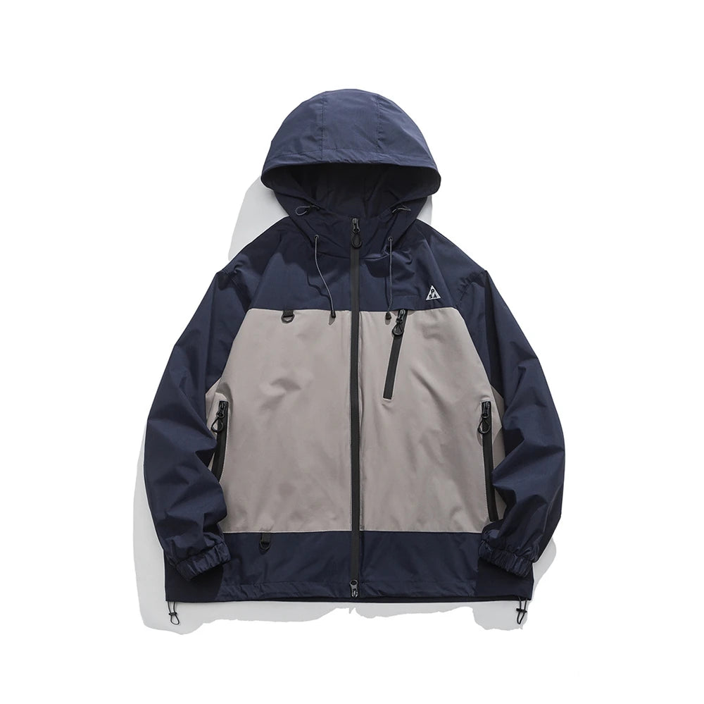 Bomber parka windbreaker hooded zip-up nan