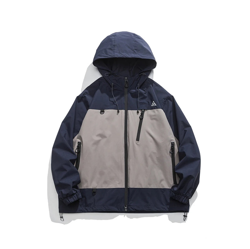 Bomber parka windbreaker hooded zip-up nan