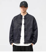leather panel bomber, high-street look - comfortable cotton fit with bold prints
