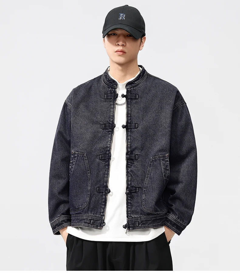 leather panel bomber, high-street look - comfortable cotton fit with bold prints