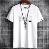 New Hotselling Summer Cotton Trend Print Round Neck Casual Tops T-Shirt