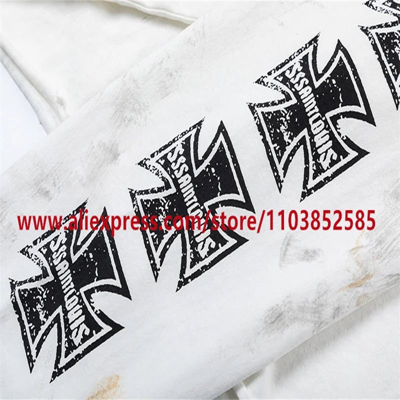 2024 Autumn Vintage American Heavy Weight Oversize Long Sleeve T Shirt