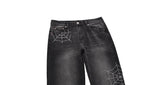 mens hip hop streetwear denim pants cobweb embroidery denim pants 2023 harajuku zipper cotton joggers jeans trousers harem pants unique joggers style 1938