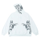 skatercore tribal flames featuring men hip hop facemask hoodies pullover hooded sweatshirts harajuku streetwear skateboard new casual y2k unisex loose tops hoodies