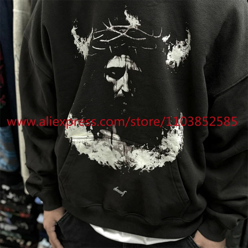 2024 American Vintage Heavy Weight Oversize Long Sleeve Hoodie High St
