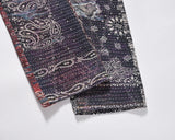 hip hop distressed paisley patchwork baggy jeans pants for men straight y2k ripped casual cargos oversized denim trousers unique cargo style 58