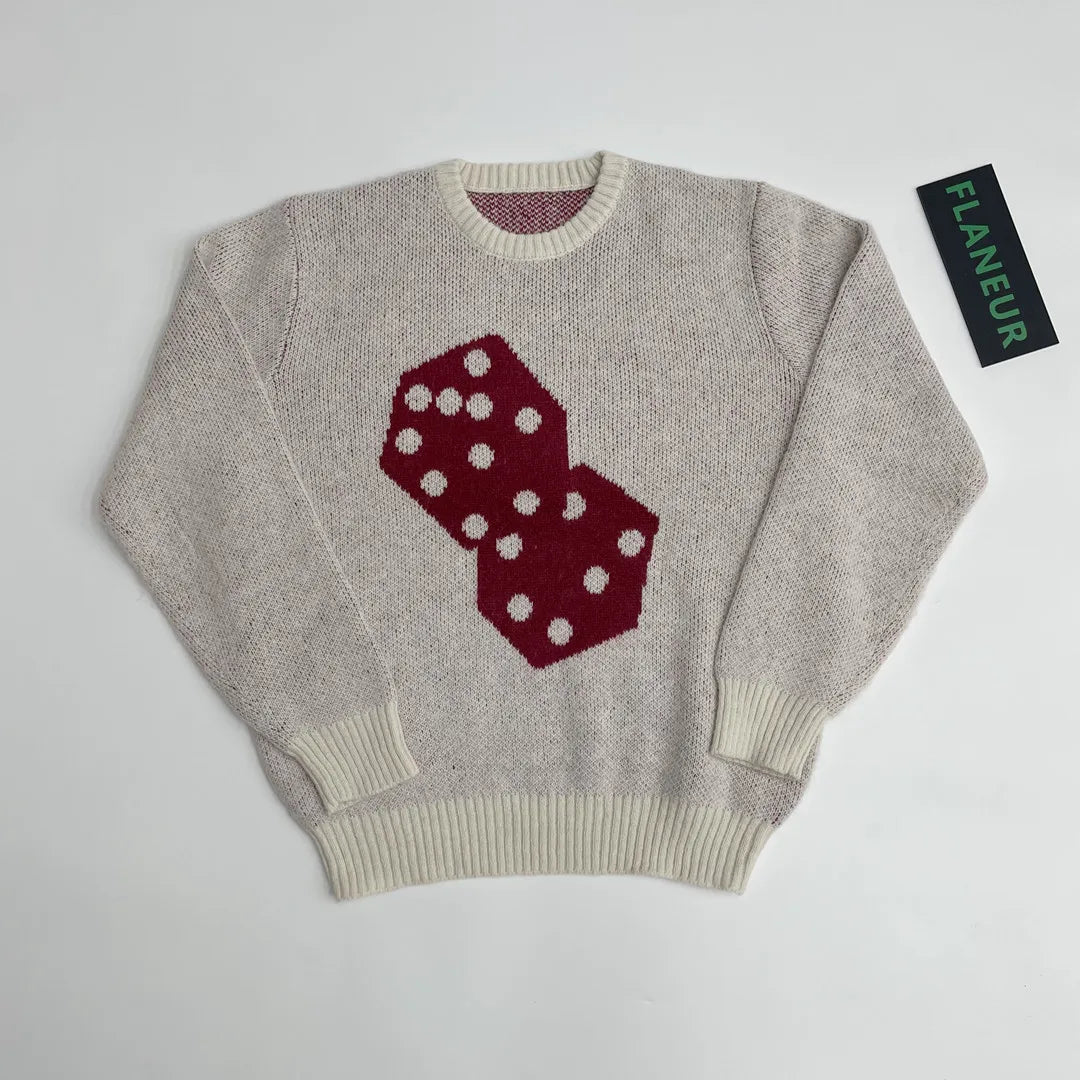 new 2022 men luxury winter gentleman classic mohair dice knit casual sweaters pullover asian size high drake r014 - unisex casual winter pullover, trendy hip hop fashion hoodie, vintage look oversized hoodie