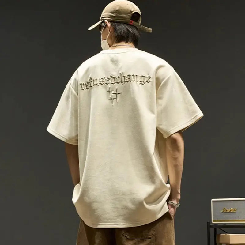 Trapwear Tribal flame – American Hip Hop Trend Men And Women Retro Personality Lette