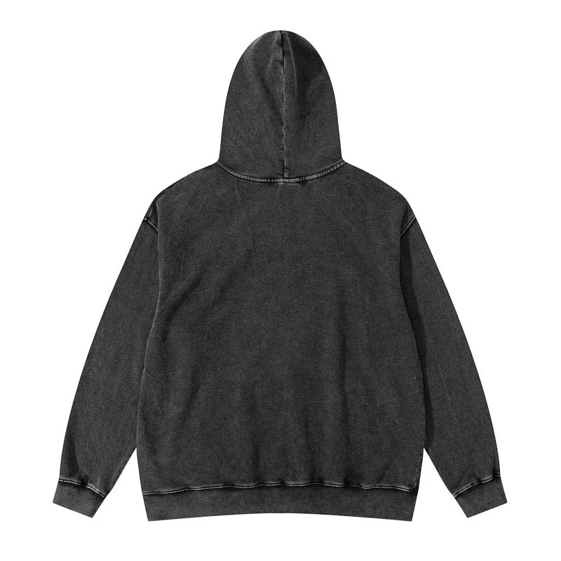 gothic tribal flames featuring rainbowtouches washed hoodie vintage oversized men high street dog printing fashion hip hop unisex loose mens graphic hoodies